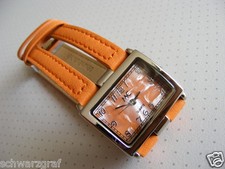 MC -  Damenuhr - Leder Orange