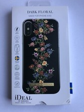 iDeal Of Sweden Handyhülle für iPhone X / XS Schutzhülle | Dark Floral