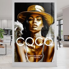 ✅ WANDBILD LUXUS COCO FRAU