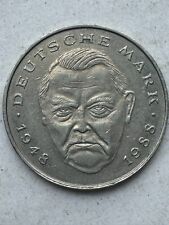 2 DM 1990 G Ludwig Erhard BRD – Deutsche Mark Sammlermünze