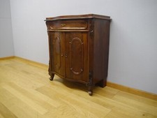 Biedermeier Kommode Halbschrank Mahagoni furniert - um 1850