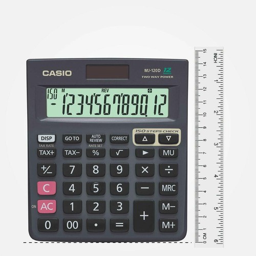 Casio 120d tischrechner mit - casio,