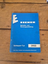 Orig. Schlepper Betriebsanleitung Eicher 3153 Traktor 