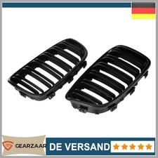 Nieren Grill Kühlergrill Doppelsteg GLANZ SCHWARZ für BMW 1er F20 F21 DE