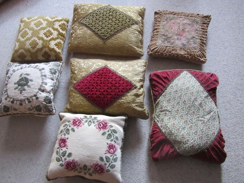 Vintage brokat kissen - vintage, brokat-