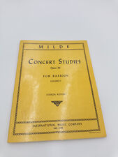 Milde Concert Studies Opus 26 for Bassoon / für Fagott