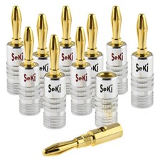 10x SeKi Bananenstecker 4mm