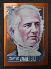 2021 Super Products, Pieces Of The Past, Cornelius Vanderbilt, Orange, # 29