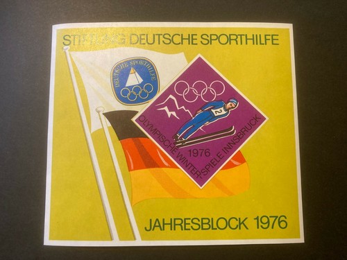 1976 jahresblock stiftung - 1976,, jahresblock,