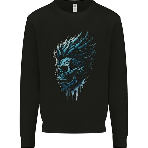Mohawk skull herren sweatshirt - mohawk,