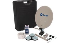 Berger Mobile Sat-Anlage Komplettset Single-LNB im Campingkoffer,, B-Ware