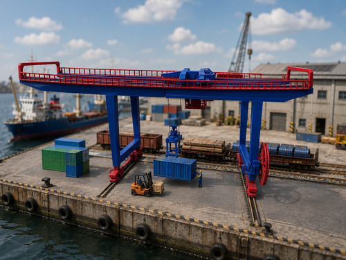 Containerkran hafenkran - containerkran, tt
