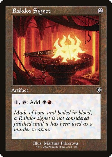 Magic mtg rakdos signet - magic/mtg,