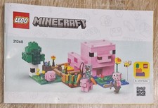 ? LEGO Minecraft 21268 "Das Babyschwein-Haus" Original Bauanleitung ?