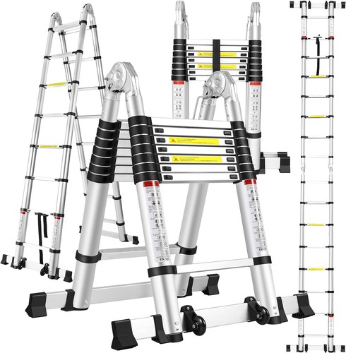 Teleskopleiter klappleiter - klappleiter, 5m
