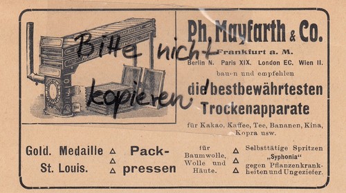Frankfurt werbung 1908 - frankfurt/m.,,