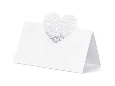 Tischkarten herz 9cm - herz,