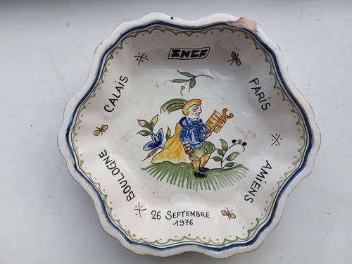 Vintage sncf keramik schale - sncf,