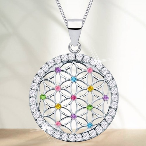 Lebensblume hals kette - lebensblume, hals-kette