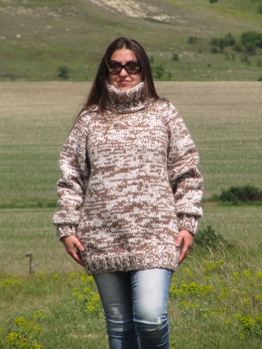 100 wolle handstrickpullover - wolle,