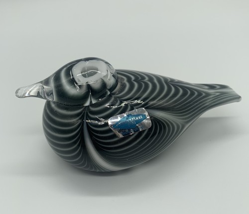 Signierter designer glas - signierter, glas-vogel