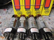 EL34 Valvo (Mullard Xf2) NOS perfekte Quad  (4 Stück)