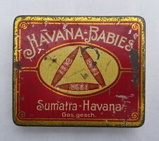 Alte Blechdose Havana-Babies