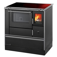 Wamsler K176 F/A 90 Küchenofen Schwarz Glaskeramik Backfach links