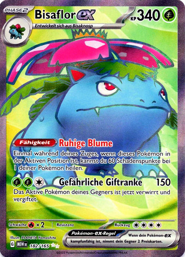 Pokemon karte bisaflor mew - pokemon,