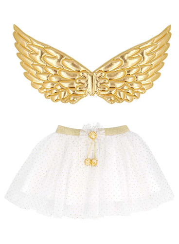 Kinder engel kostümset gold - kinder,