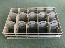 4x BAUHAUS Fachteiler 15er Fach 23098932 für BAUHAUS EURO BOX 60 x 40 cm