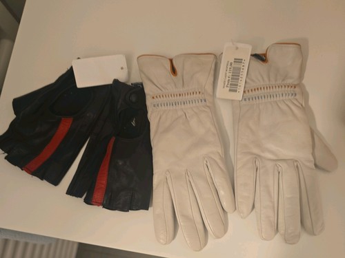 Italia leder handschuhe - 2x,