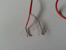 Rarität: ROTES NF-KABEL D=2mm