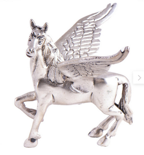 Figur pegasus versilbert h - ~,