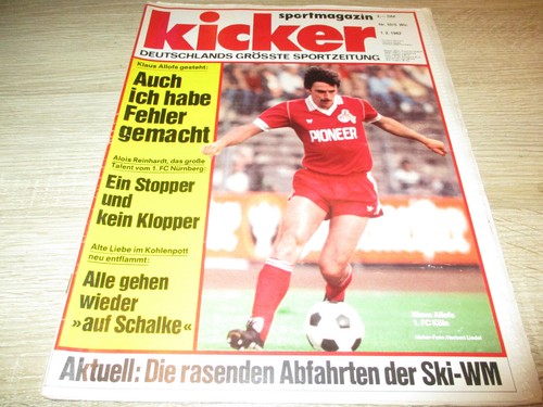 Kicker 1982 82 - kicker, 1.2.1982