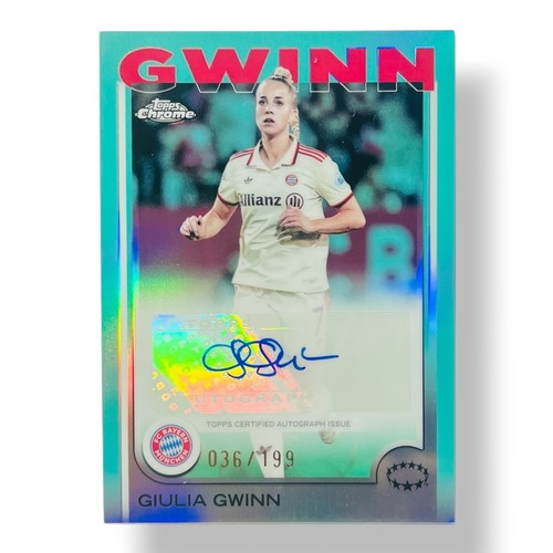 Giulia gwinn 199 auto topps - giulia,