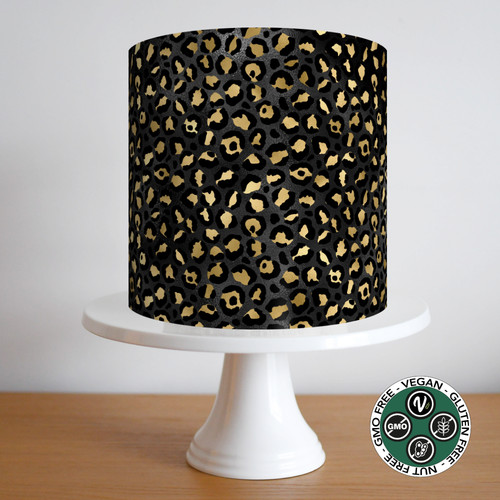 Leopard tortenband party deko - tortenband,