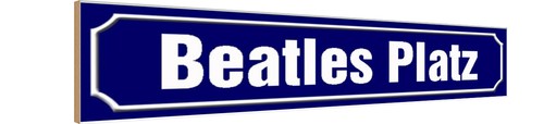 Holzschild 10x46 beatles - holzschild,