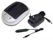 Ladegerät + Kfz-Ladekabel