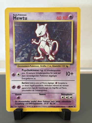 Pokemon karte mewtu - pokemon, 10/102