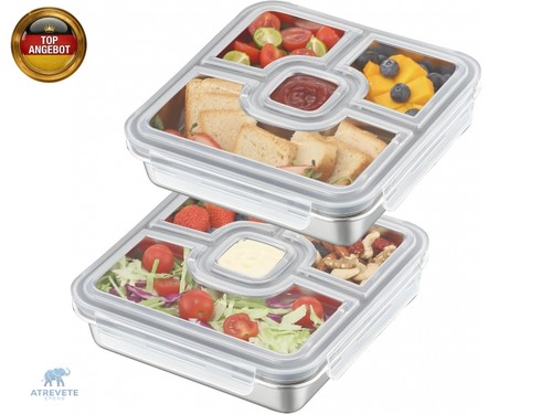Lunchbox aus edelstahl - lunchbox,