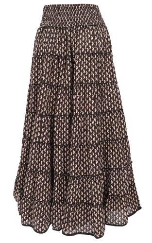 Langer boho stufenrock - langer,