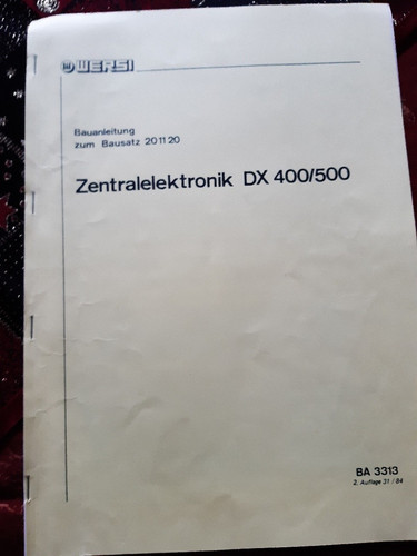 BA3313,WERSI,Bauanleitung"Zent
