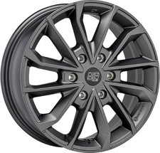 4x Alufelgen MSW 42 VAN für Ford Transit Custom NRN 17 Zoll Felgen