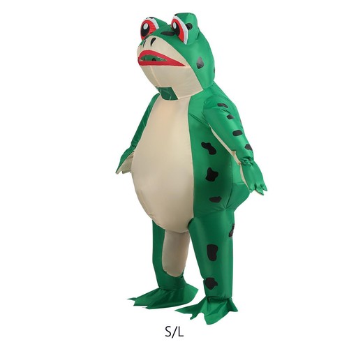 Aufblasbares froschkostüm - aufblasbares,