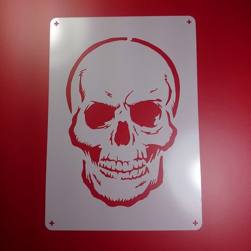 Schablone totenkopf skull - a5,