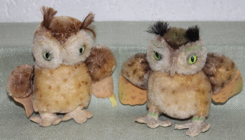 Antike steiff eule eulen - steiff,