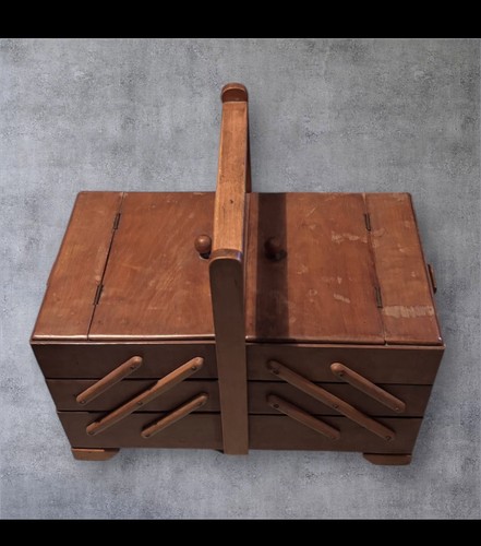Nähkasten aus holz - nähkasten,