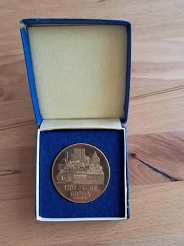 Gedenkmedaille der stadt gotha - der,