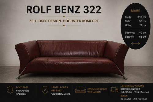Rolf benz 322 club - rolf,